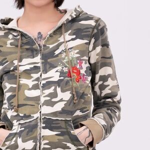Romeo & Juliet Couture Camouflage Hoodie